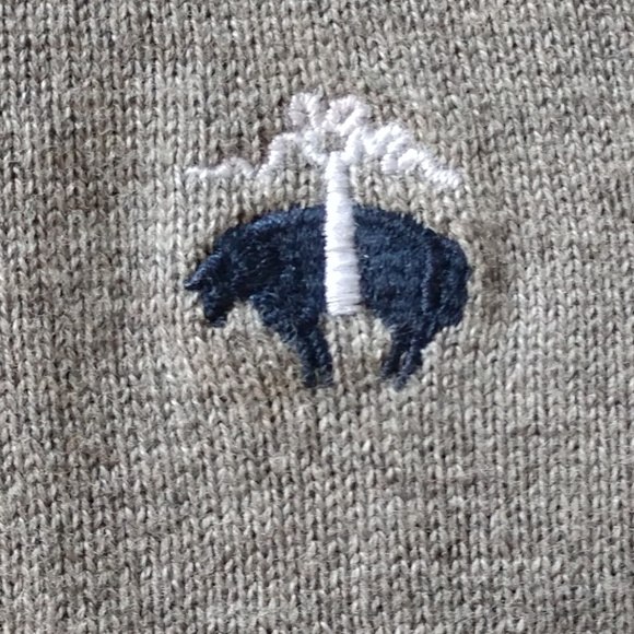 Men's Brooks Brothers L Knit Sweater Gray - Picture 3 of 6